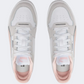 حذاء حياة الشارع للأطفال من Puma Carina Street Jr Gs للبنات أبيض/وردي/رمادي
