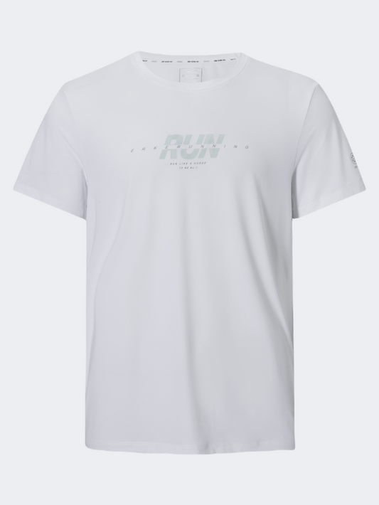 Erke Men Running T-Shirt White/Black