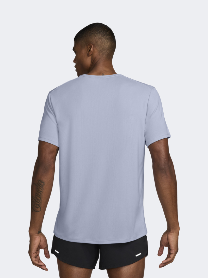 Nike Df Uv Miler Men Running T-Shirt Ghost/Silver