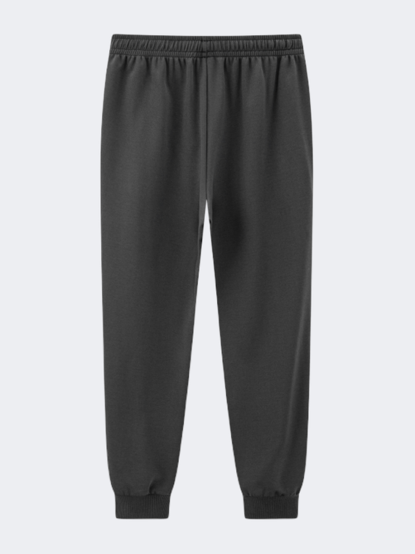 Erke Knitted Cropped Men Training Pant Dark Grey