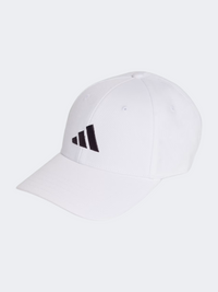 Adidas نيو لوجو بيسبول كاب تدريب للجنسين أبيض/أسود