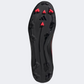 أحذية كرة القدم للرجال Adidas F50 League Fg MG باللون الأسود/المعدني/الأحمر