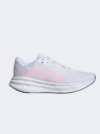 Adidas Galaxy 7 حذاء جري نسائي أبيض/ليموني/أسود