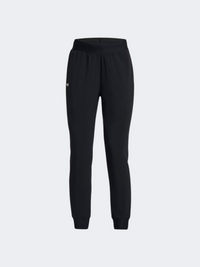 بنطال نسائي عالي الخصر من Under Armour لأسلوب الحياة باللونين الأسود/الأبيض