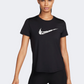 Nike One Swoosh Hbr Df Women Running T-Shirt Black/White
