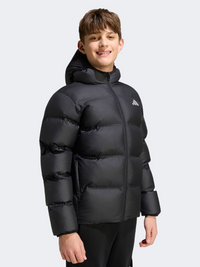 جاكيت Adidas Synthetic Down للأطفال - للجنسين سبورتسوير أسود/فضي