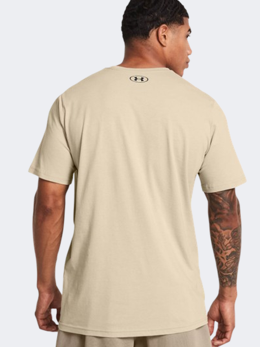 Under Armour Sportstyle Men Lifestyle T-Shirt Khaki Base/Black