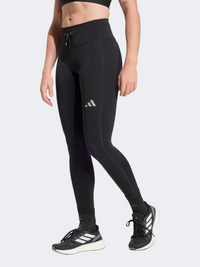 بنطال ضيق للجري نسائي بطول كامل Adidas Run Essentials أسود