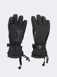 Oil & Gaz Softshell Unisex Skiing Ski Gloves Black