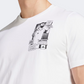 Adidas Messi Icon Graphic Men Football T-Shirt White