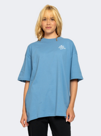 Nike Df Move Oversized Women Training T-Shirt Work Blue