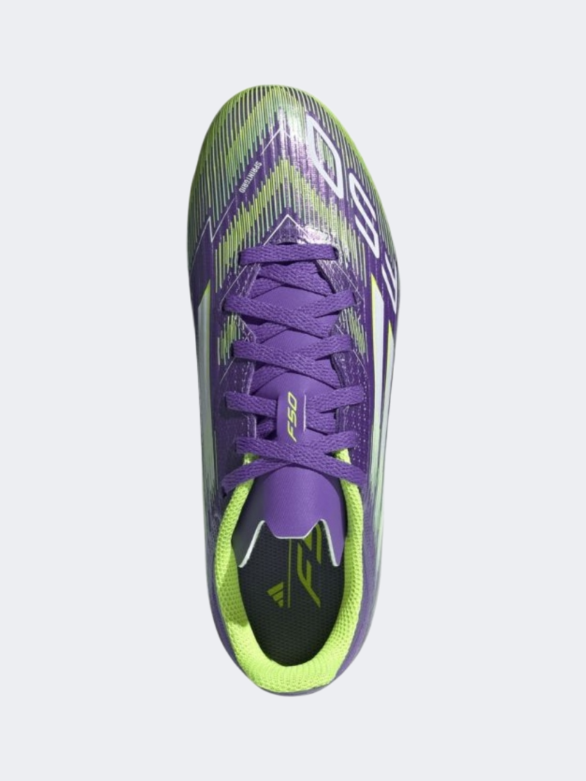 Adidas F50 League Fg/Mg Jr Kids Football Shoes Purple