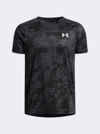 تيشيرت تدريب للأولاد Under Armour Tech 2.0 أسود/أنثراسايت