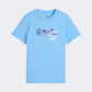 Puma Manchester City Boys Football T-Shirt Blue