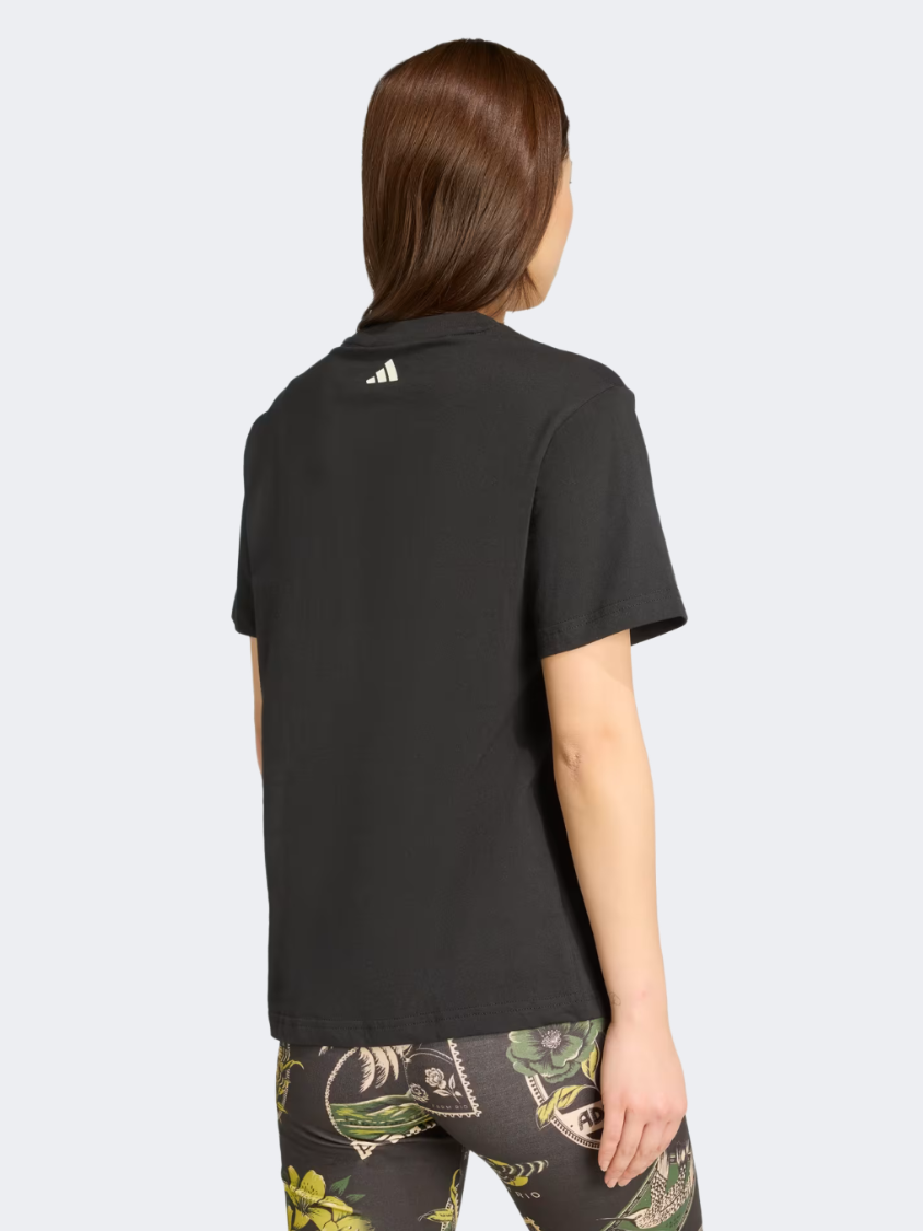 Adidas X Farm Graphic Women Sportswear T-Shirt Black