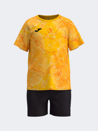 طقم تدريب للأطفال الأولاد Joma Adventure Fit أصفر/أزرق كحلي