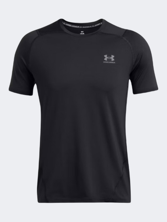 Under Armour Heatgear Fitted Graphic Men Training T-Shirt Black/Castlerock