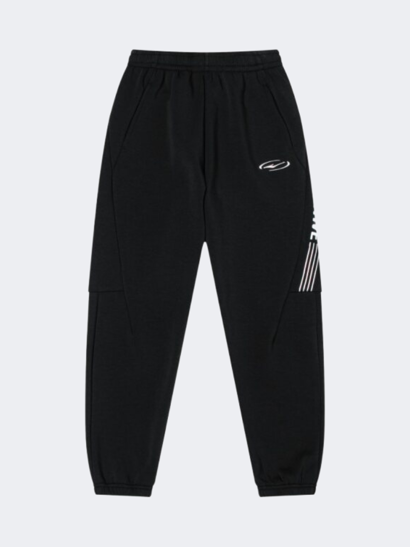 إركي بنطال تدريب محبوك للأطفال - أولاد أسود