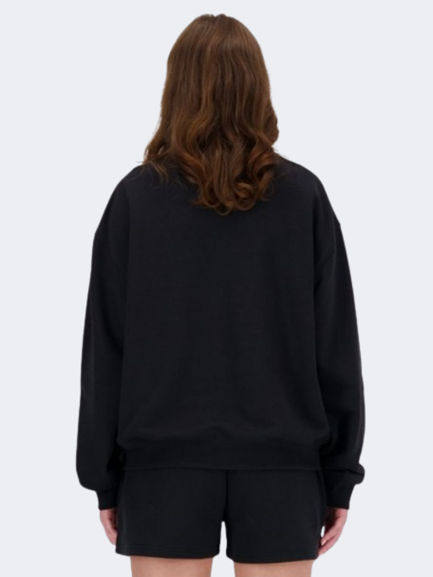 New Balance Sport Essentials French Terry Women Lifestyle Sweatshirt Black