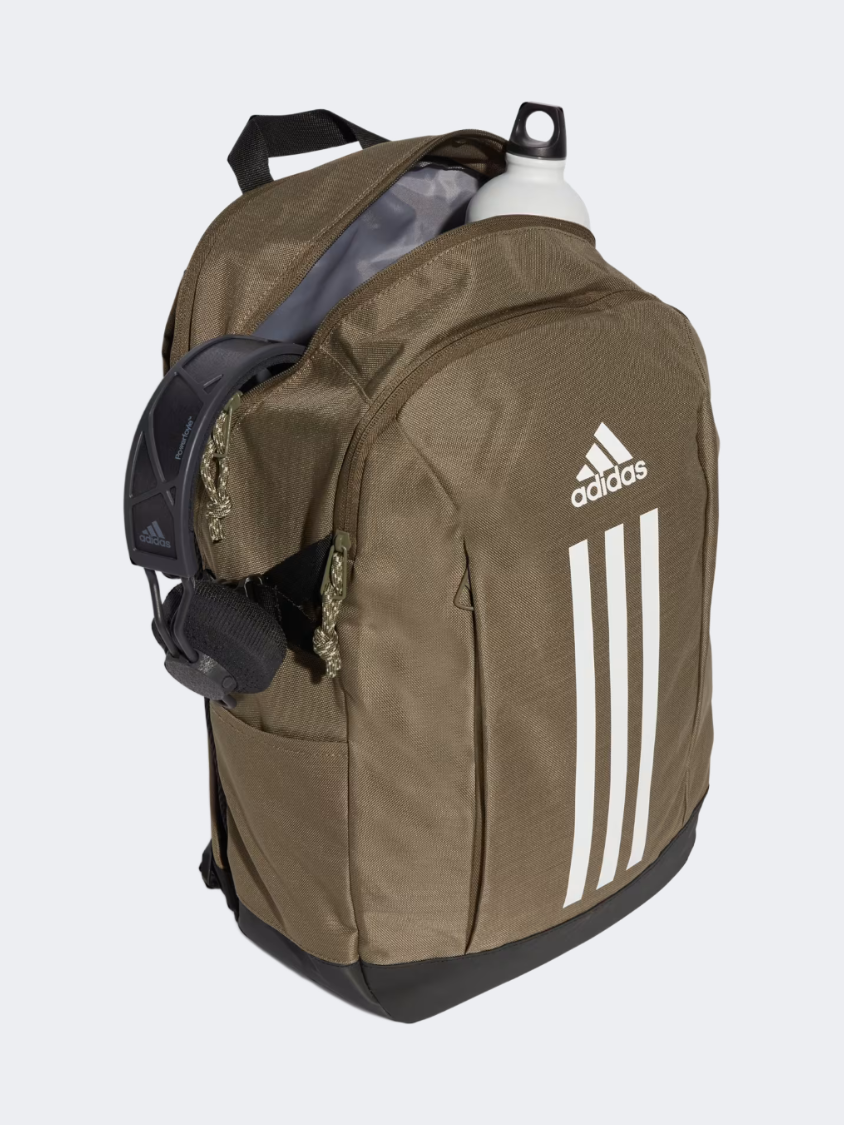 Adidas Power Unisex Sportswear Backpack Olive Strata/White
