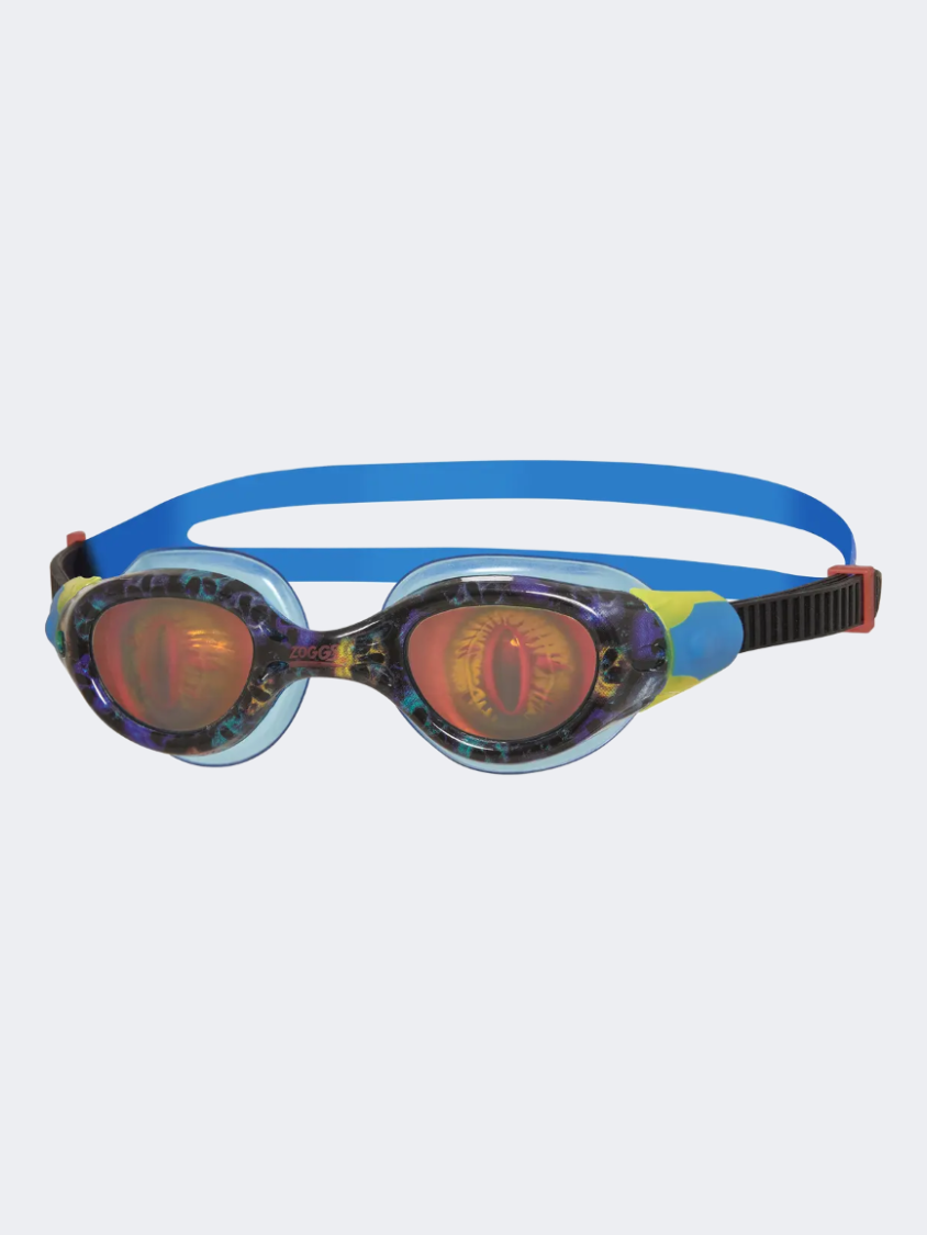 Zoggs Sea Demon Junior Kids Swim Goggles Black/Blue 305539/000