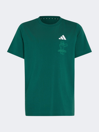 Adidas Minecraft Kids-Boys Sportswear T-Shirt Green