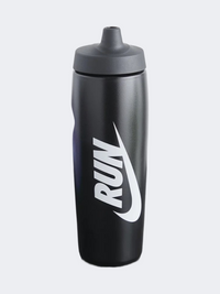 قارورة تدريب للجنسين Nike Refuel 24 أونصة أسود/أبيض