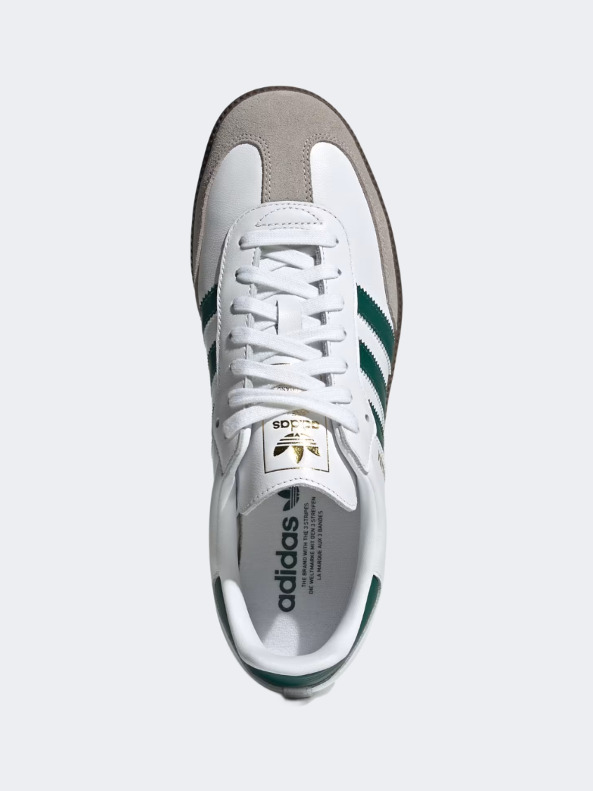 Adidas Samba Og Unisex Original Shoes White/Green/Granite