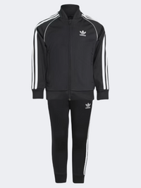 بدلة أولاد صغار Adidas Adicolor Sst Original أسود/أبيض