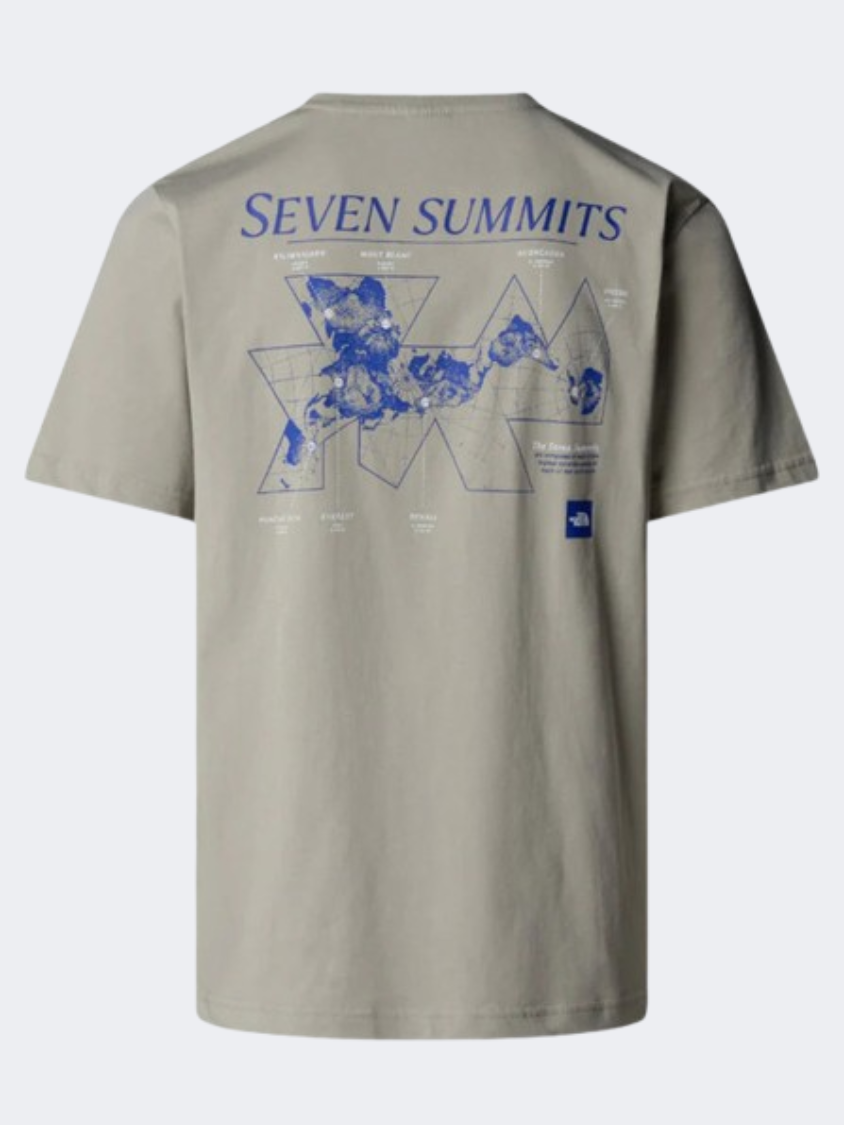 The North Face Topographic Men Lifestyle T-Shirt Clay Grey