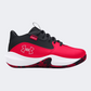 Under Armour Lockdown 7 Ps-Boys Basketball Shoes Red/Black/White