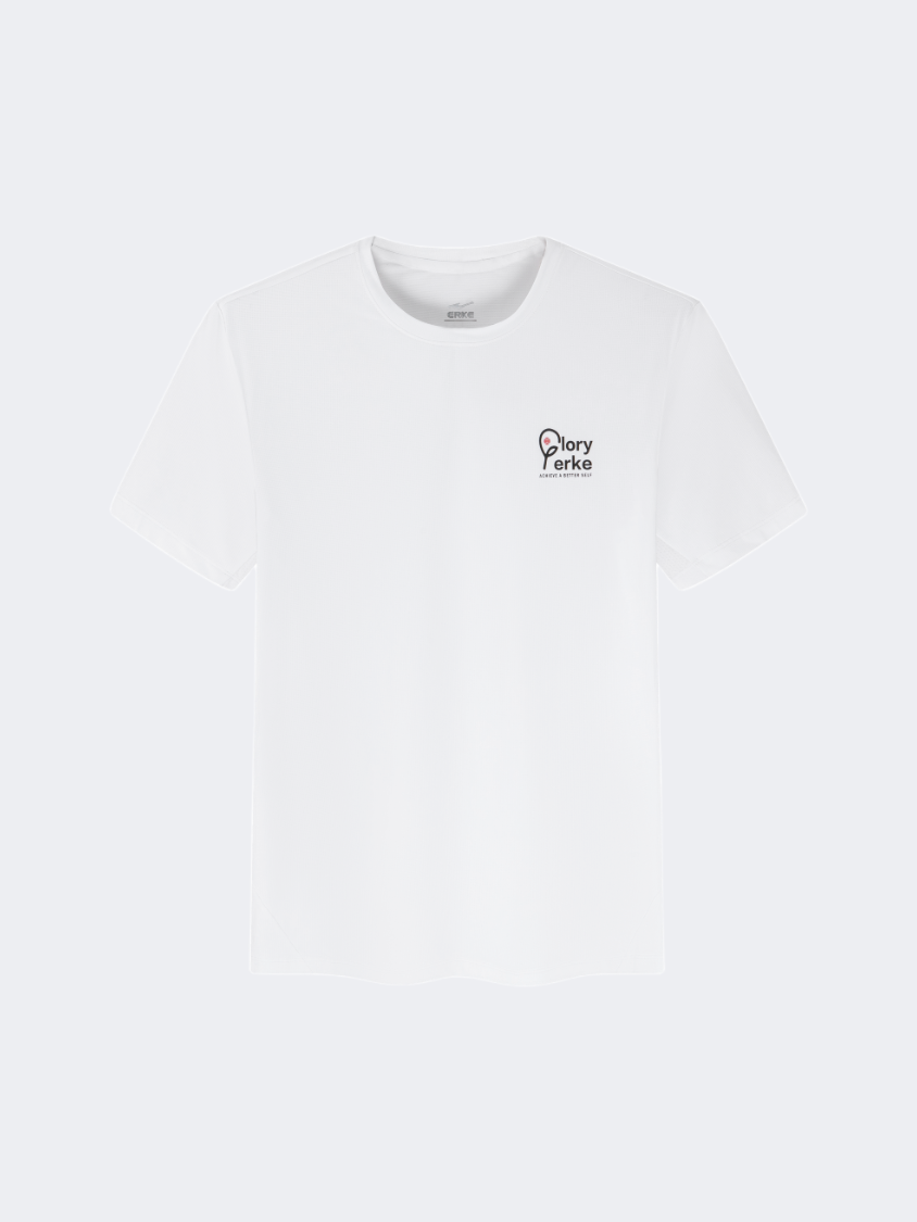 Erke Men Tennis T-Shirt White