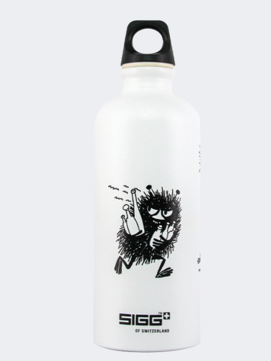 Sigg Traveller Moomin Stinky Unisex Lifestyle Water Bottle White/Black