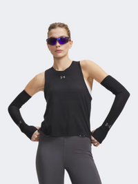توب جري نسائي من Under Armour فيلوسيتي أسود/عاكس