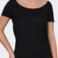 Oil And Gaz Wide  Round Neck Women Lifestyle T-Shirt Black