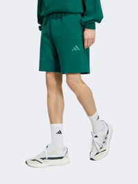 شورت رياضي رجالي من Adidas باللون الأخضر الجامعي