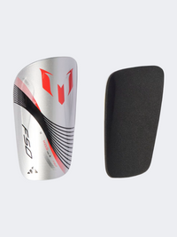 أديداس ميسي نادي شين حماية القدم للرجال فضي/أحمر/أسود