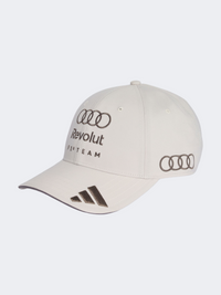 قبعة بيسبول للجنسين من Adidas Audi Revolut فريق الفورمولا 1 لرياضة السيارات بلون تشوك بيرل