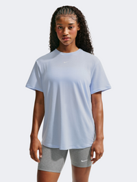 Nike One Relaxed Df تيشيرت تدريب للسيدات هيدروجين أزرق/أبيض