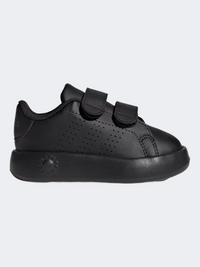 حذاء رياضي للأطفال الرضع للجنسين Adidas Advantage أسود/رمادي