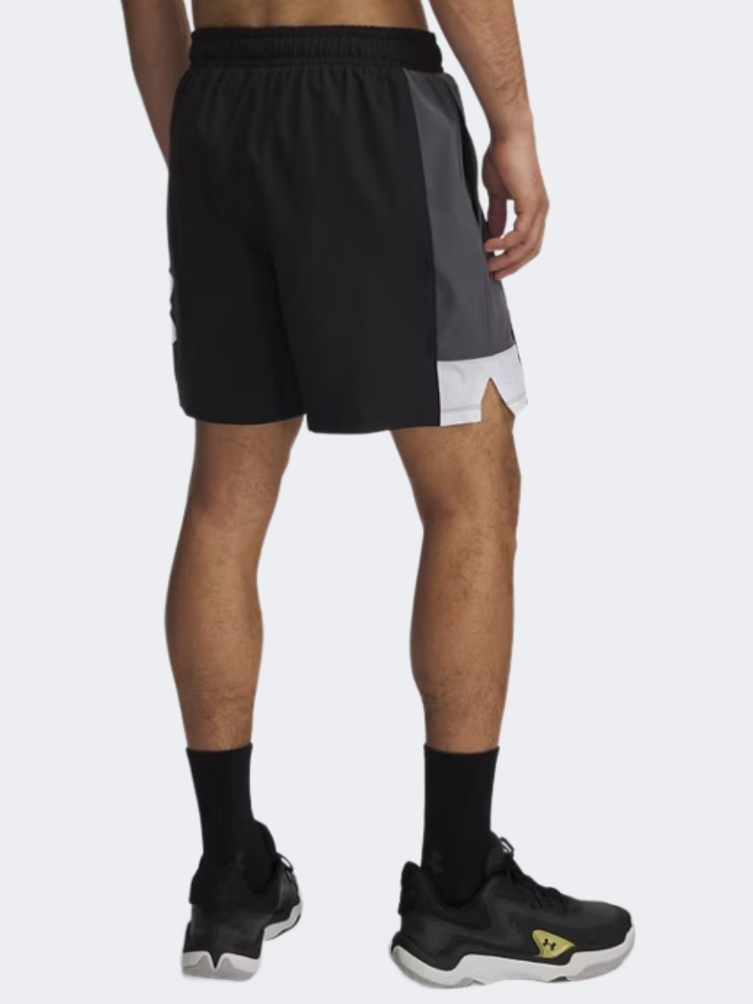 Under Armour Zone 7 Inch Woven Men Basketball Short Black/Castlerock