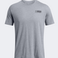 Under Armour Basketball Logo Court Men Basketball T-Shirt Steel Heather/Black