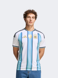 تيشيرت كرة قدم رجالي Adidas Argentina 26 Home أبيض/أزرق جليدي
