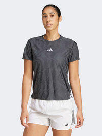 تيشيرت جري نسائي Adidas Ultimate Engineered Climacool+ أسود