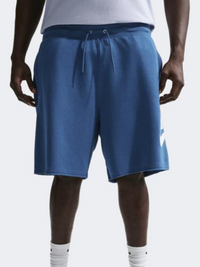 شورت نمط حياة رجالي Nike Club Alumni French Terry لون أزرق/أبيض