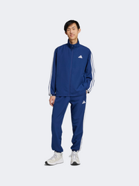 Adidas 3-Stripes Woven Men Sportswear Tracksuit Dark Blue
