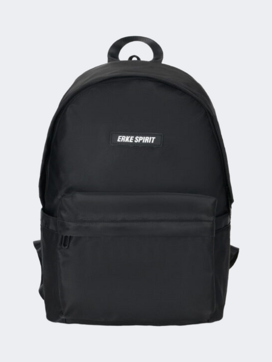Erke Unisex Lifestyle Backpack Bag Black