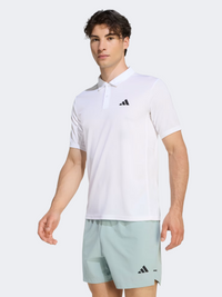 Adidas Workout Essentials Base Men Training Polo Short Sleeve White