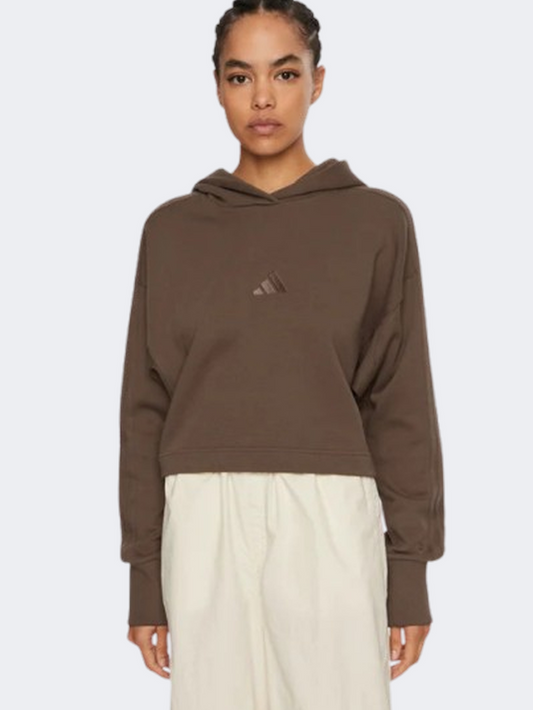 Adidas All Szn Women Sportswear Hoody Earth Strata