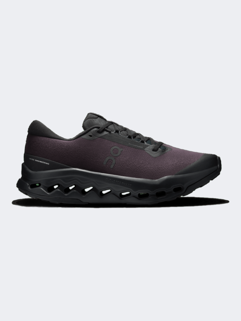 On Cloudsurfer Trail 2 Wp Men Trail Running Shoes Black